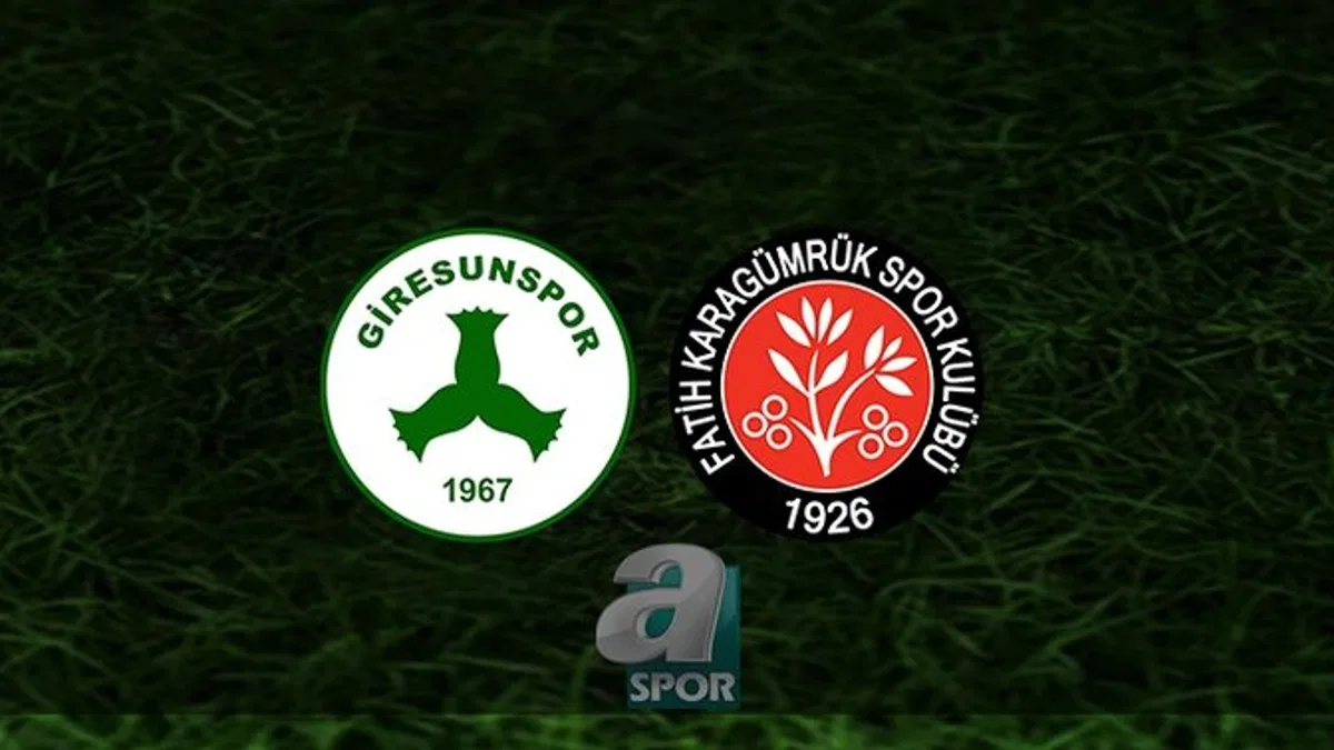 Giresunspor - Fatih Karagümrük maçı ne zaman, saat kaçta ve hangi kanalda? | Spor Toto Süper Lig