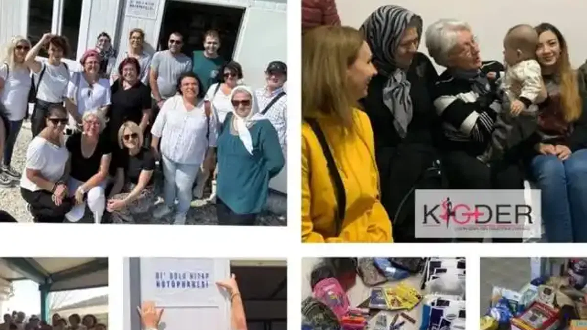 KİGDER deprem bölgesinden elini çekmedi