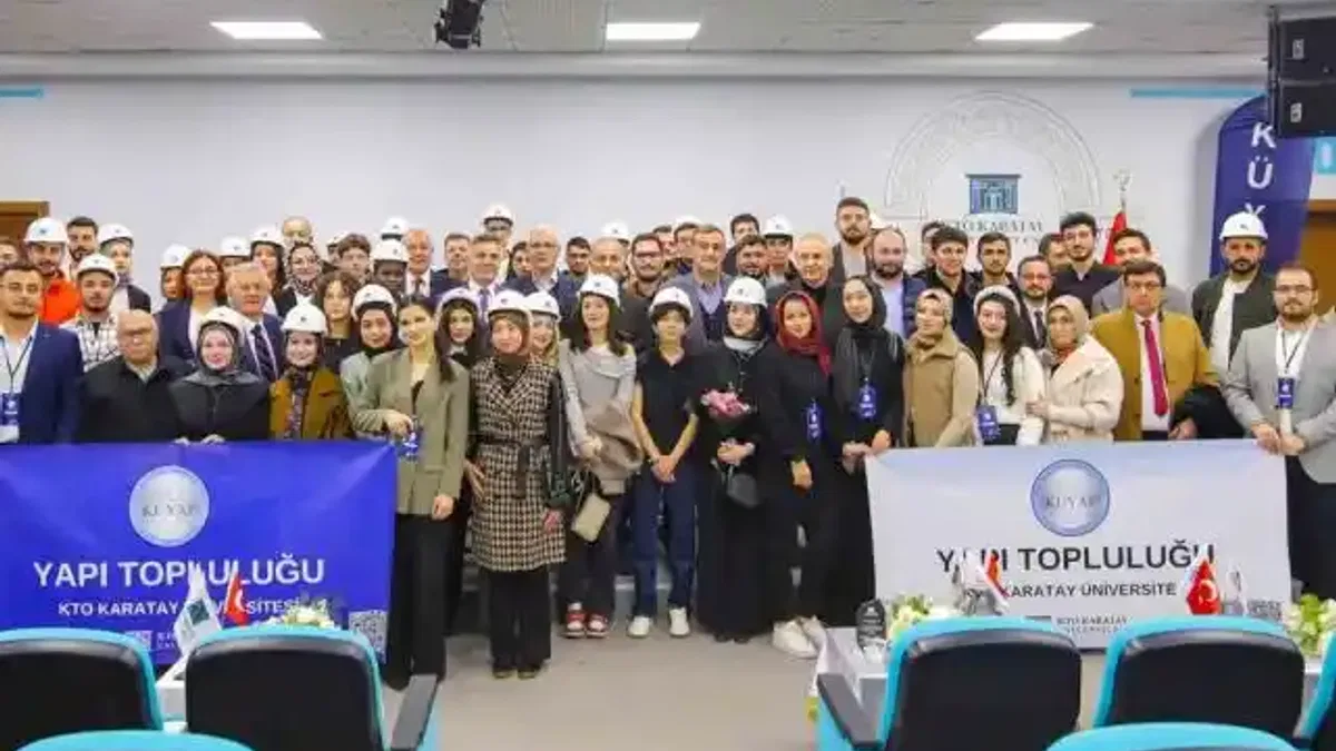 Konya'da öğrenciler mesleğe ilk adımı attı