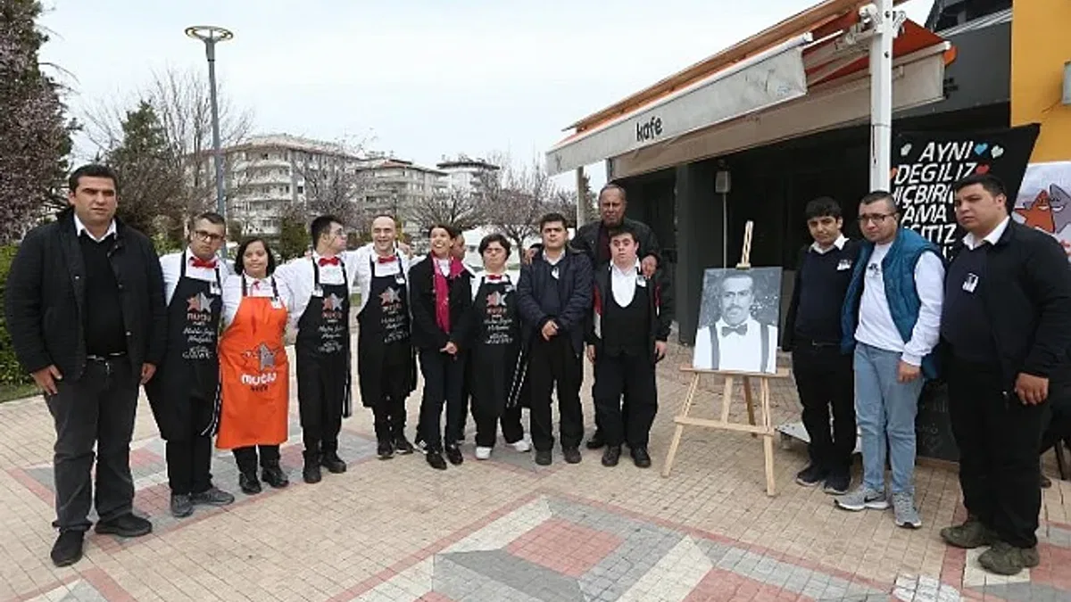 Down sendromlu Caner Gaziantep'de anıldı