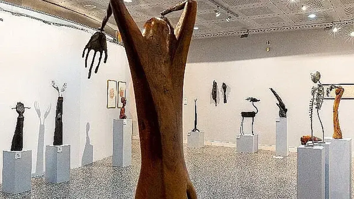 Saim Bugay'ın "Heykelin Sözü" Sergisi Kibele Sanat Galerisi'nde