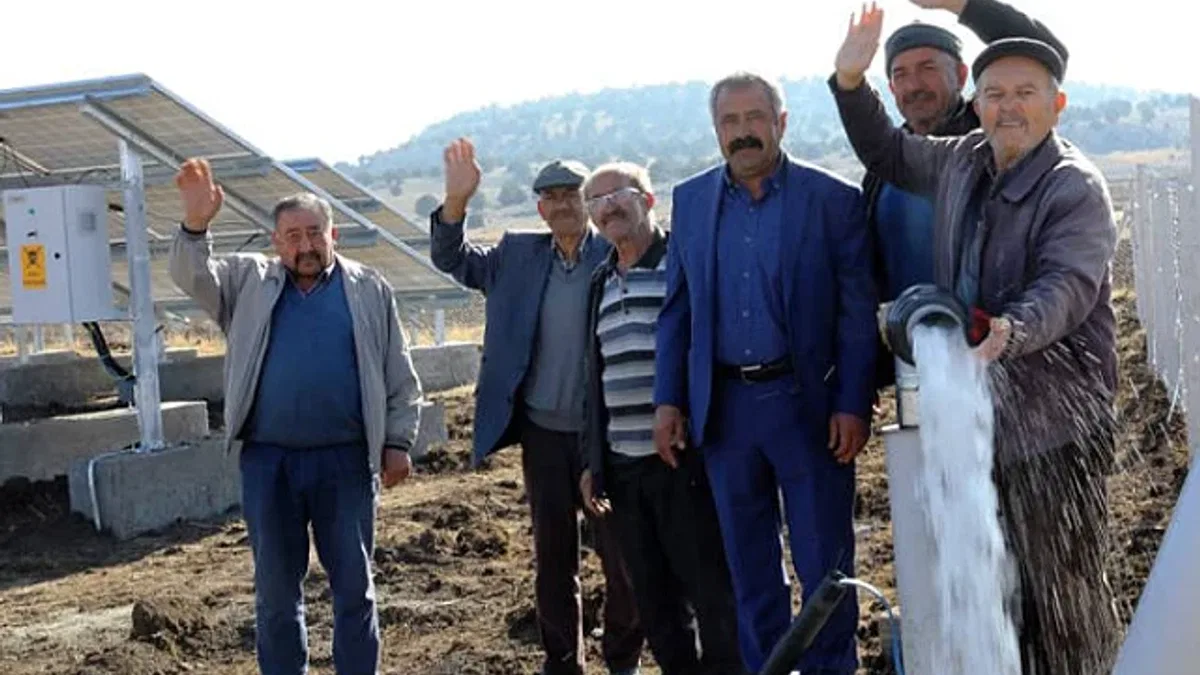 Çiftçilerin sorununu GES çözdü