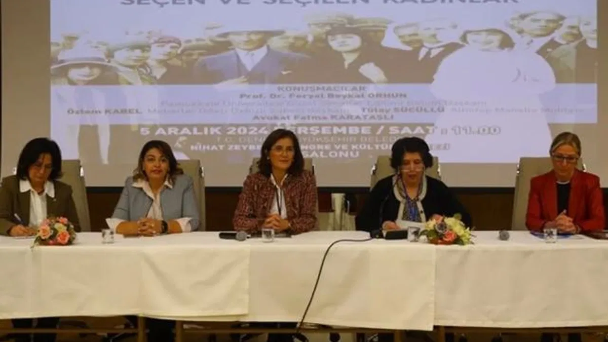 Denizli Kadın Meclisi’nden 'Seçen ve Seçilen Kadınlar' paneli