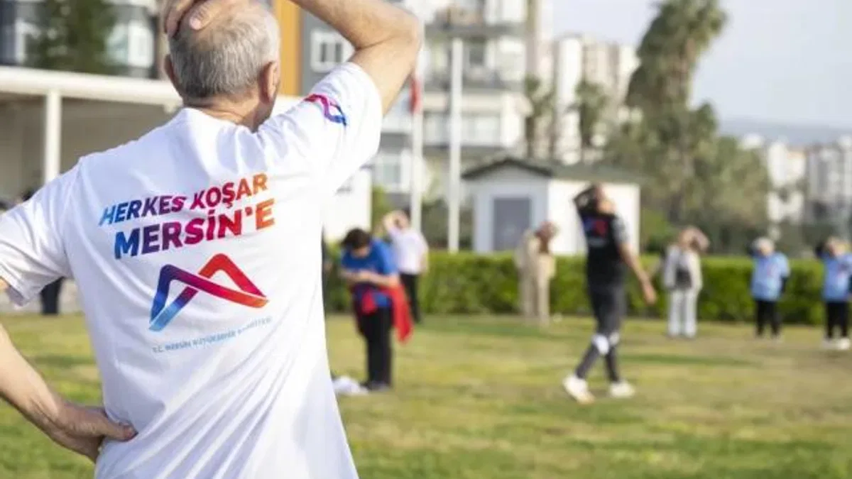 Mersin’de sabah sporuna yoğun ilgi