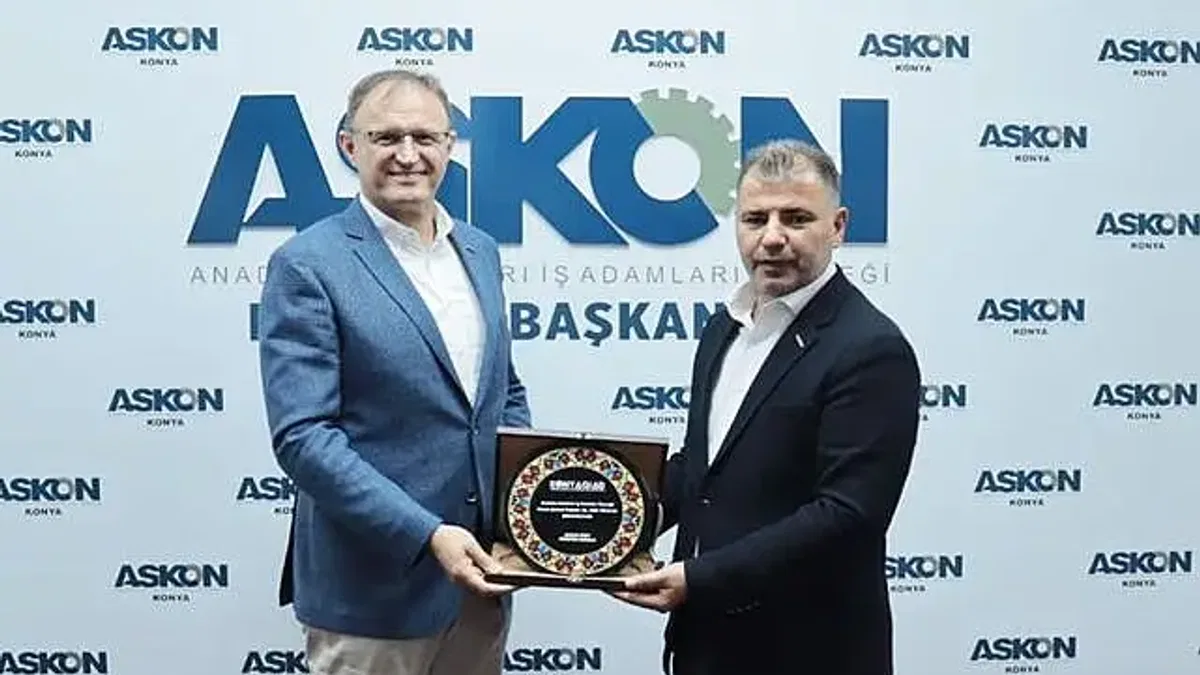 KONYAGİAD Başkanı Korkmaz'dan ASKON'a ziyaret