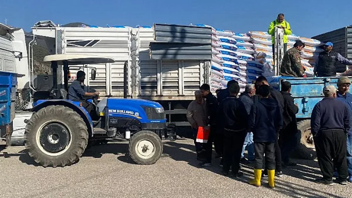 Gaziantep Büyükşehir'den afette etkilenen üreticilere destek