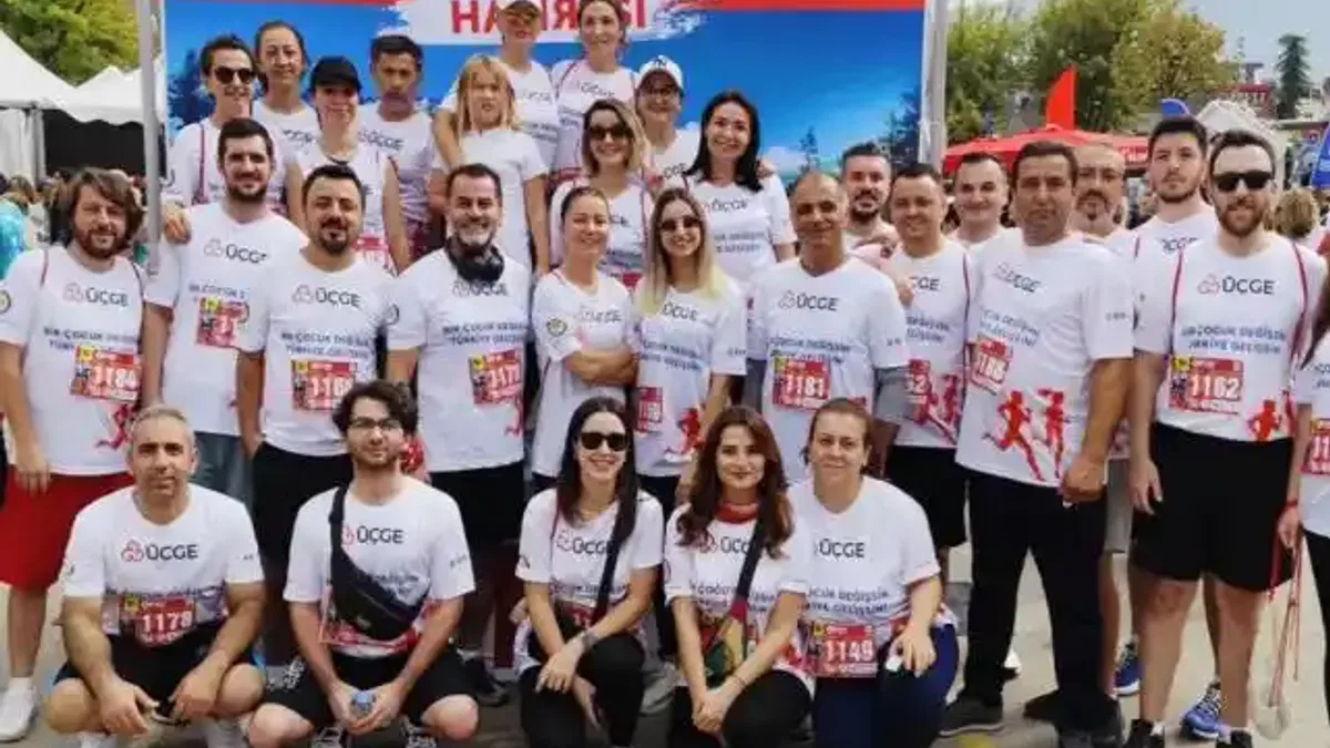 ÜÇGE de 'Eker I Run Koşusu'nda iyilik peşinde koştu