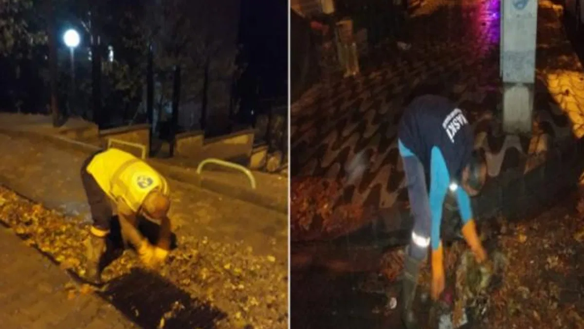 Manisa'da sağanak yağış boyunca MASKİ sahadaydı