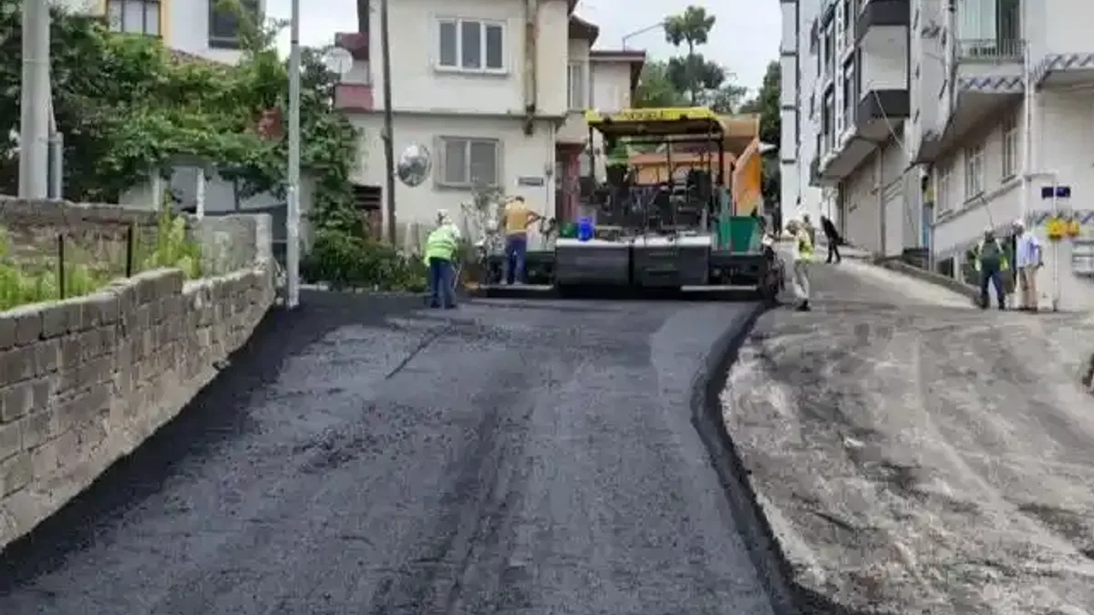 Ordu Ünye’nin ulaşımına sıcak asfalt dokunuşu