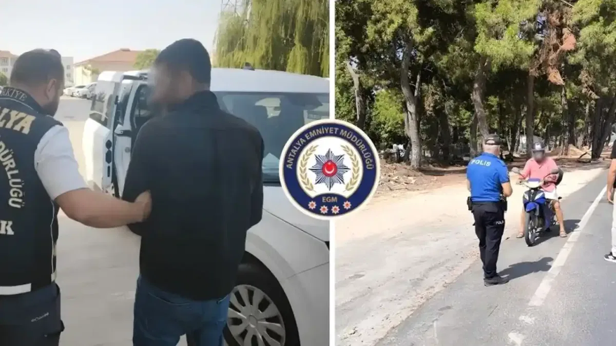 Antalya'da son bir haftada 275 kişi tutuklandı
