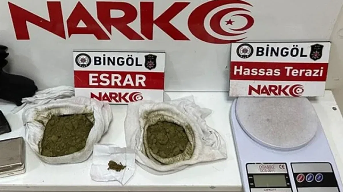Bingöl'de uyuşturucuya 2 tutuklama
