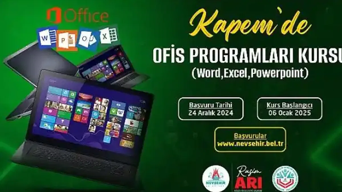 KAPEM'de Ofis Programları Kursu Açılıyor