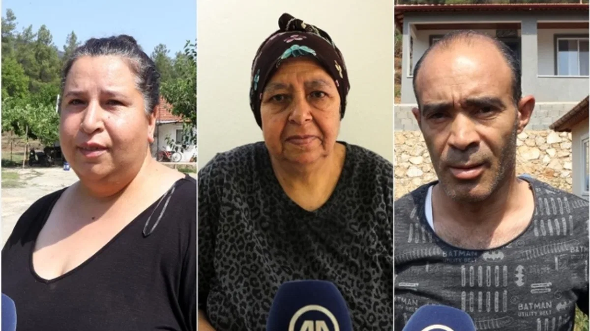 Marmaris'teki yangında tahliye edilen vatandaşlar yaşadıklarını anlattı: Helikopter, uçak sesi hiç durmadı
