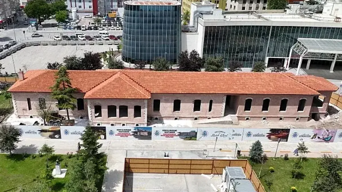 Selçuklu'da hemşirelik binası ortaya çıktı