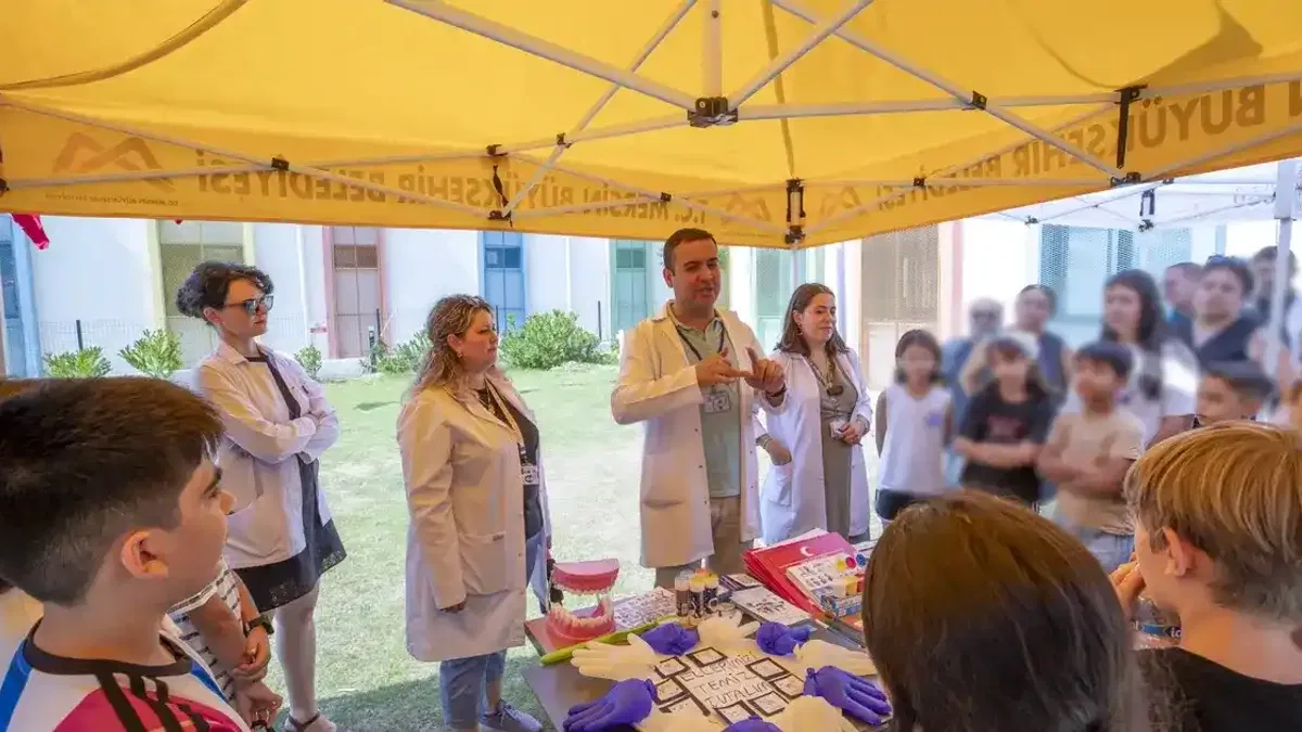 Mersin'de çocuklara sağlık bilinci etkinliği