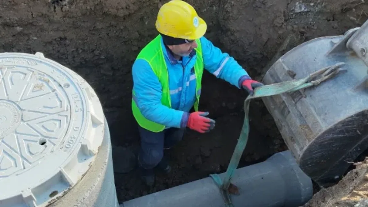 Manisa Soma'da esnafının altyapı ihtiyacına MASKİ çözümü