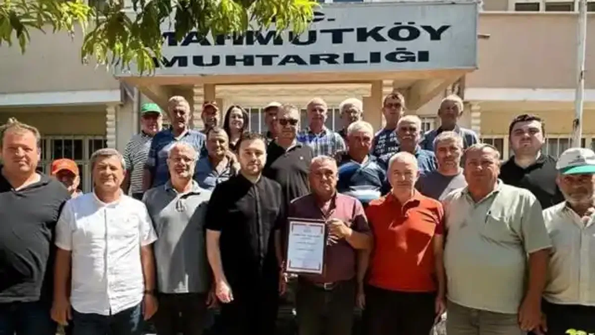 Mahmutköy kuru fasulyesi'nin coğrafi işaret tescil belgesi teslim edildi