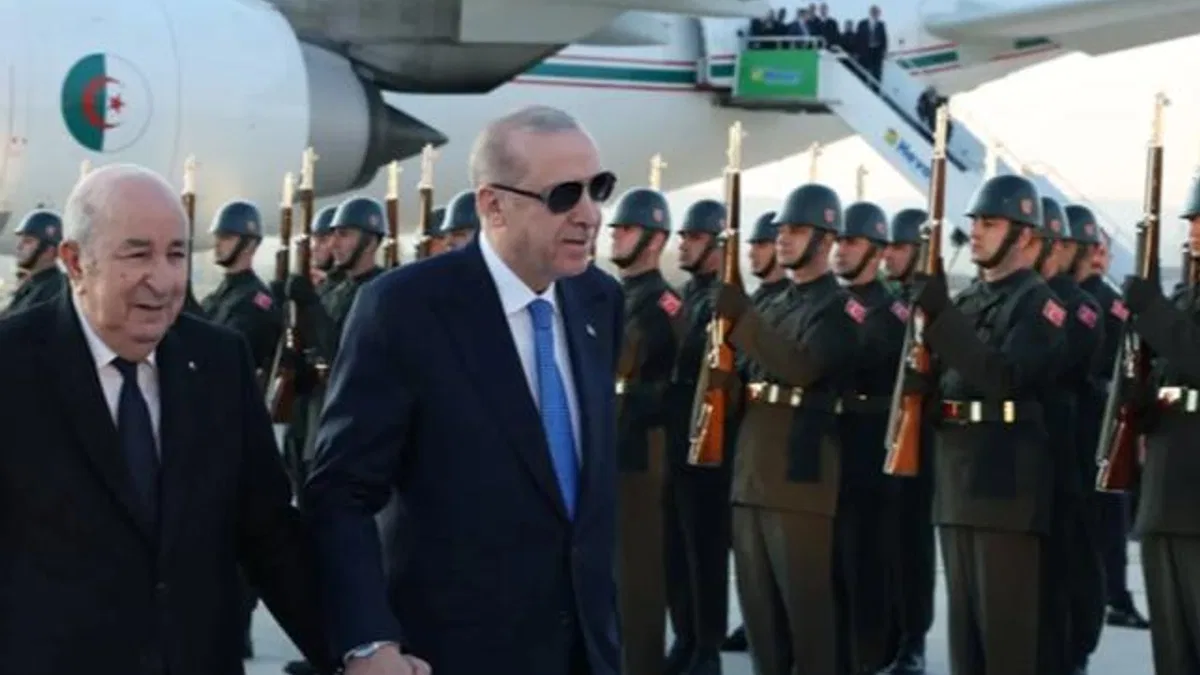 Cezayir Cumhurbaşkanı Tebbun Ankara'da