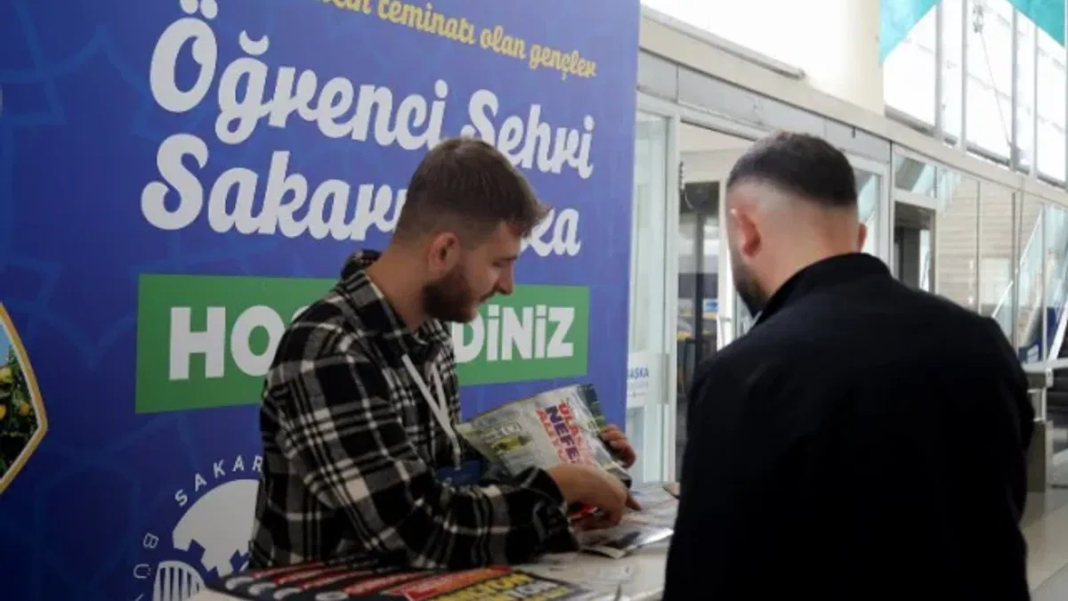 Sakarya'yı tercih eden öğrencilere sıcak karşılama