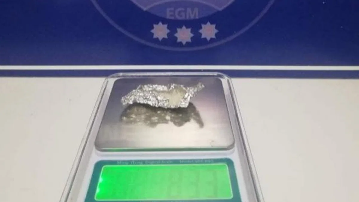 Edirne Keşan'da üzerinde uyuşturucu maddeyle yakalandı