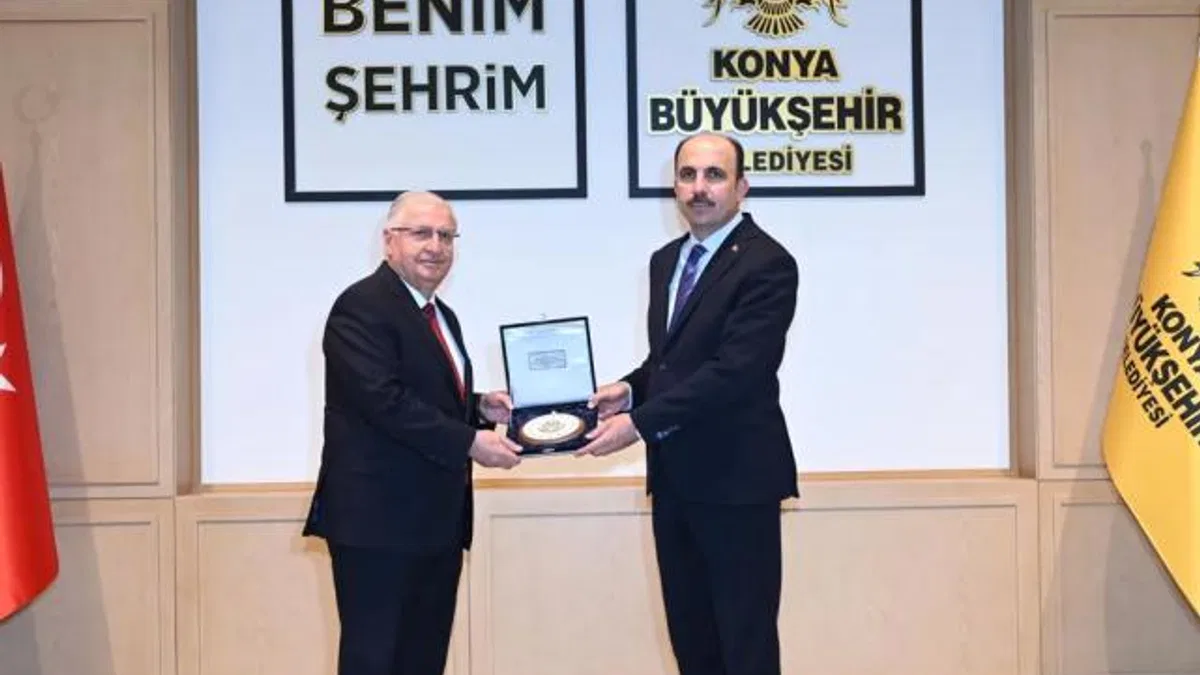 Konya'da Bakan Güler'den Başkan Altay'a ziyaret