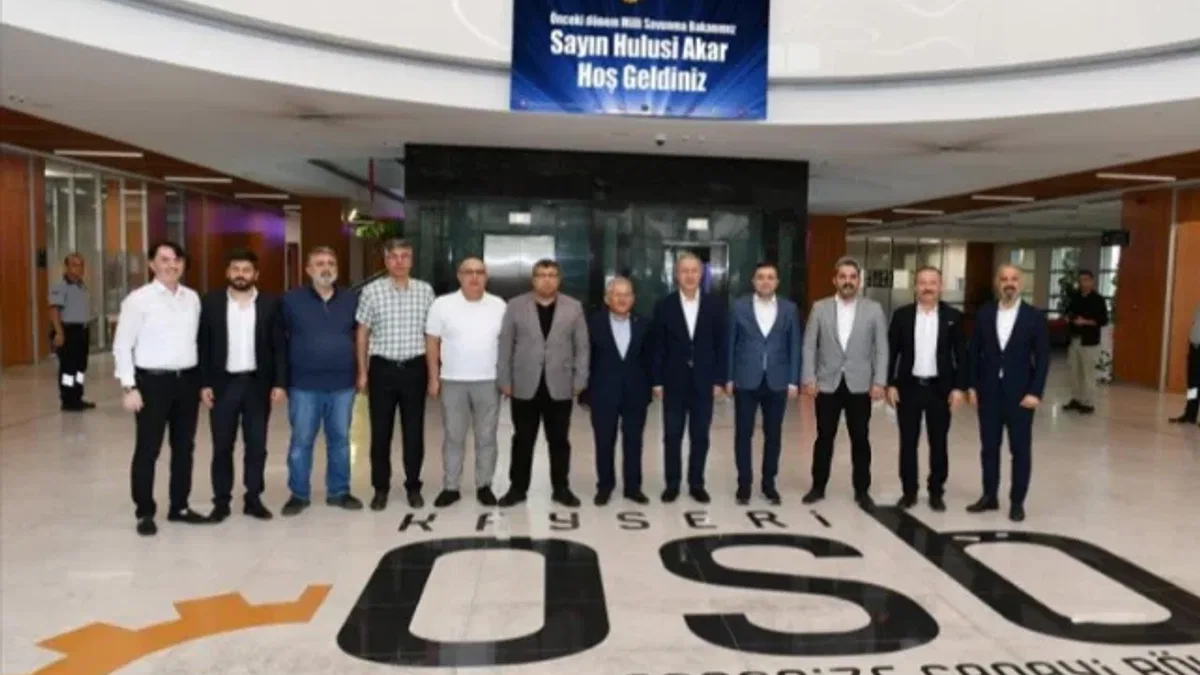 Kayseri OSB Hulusi Akar'ı ağırladı