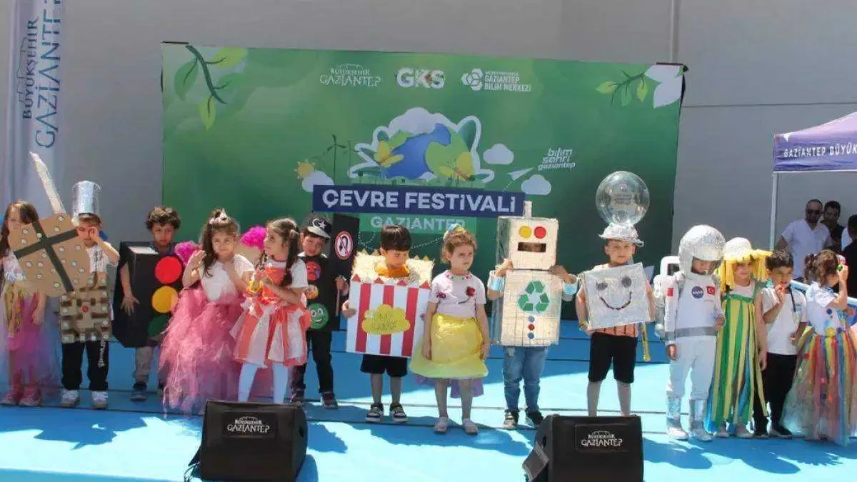 Çevre Festivali Gaziantep’te çocukları ve aileleri buluşturdu