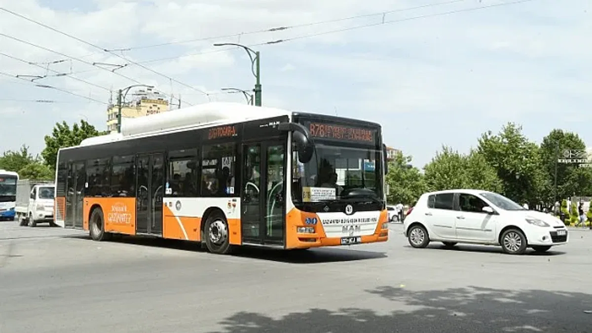 Gaziantep'te toplu ulaşım 4 gün ücretsiz