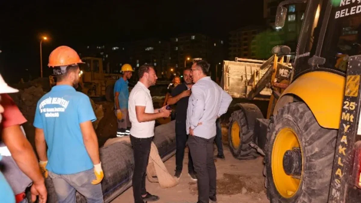 Nevşehir Belediyesi'nden içme suyu çalışması