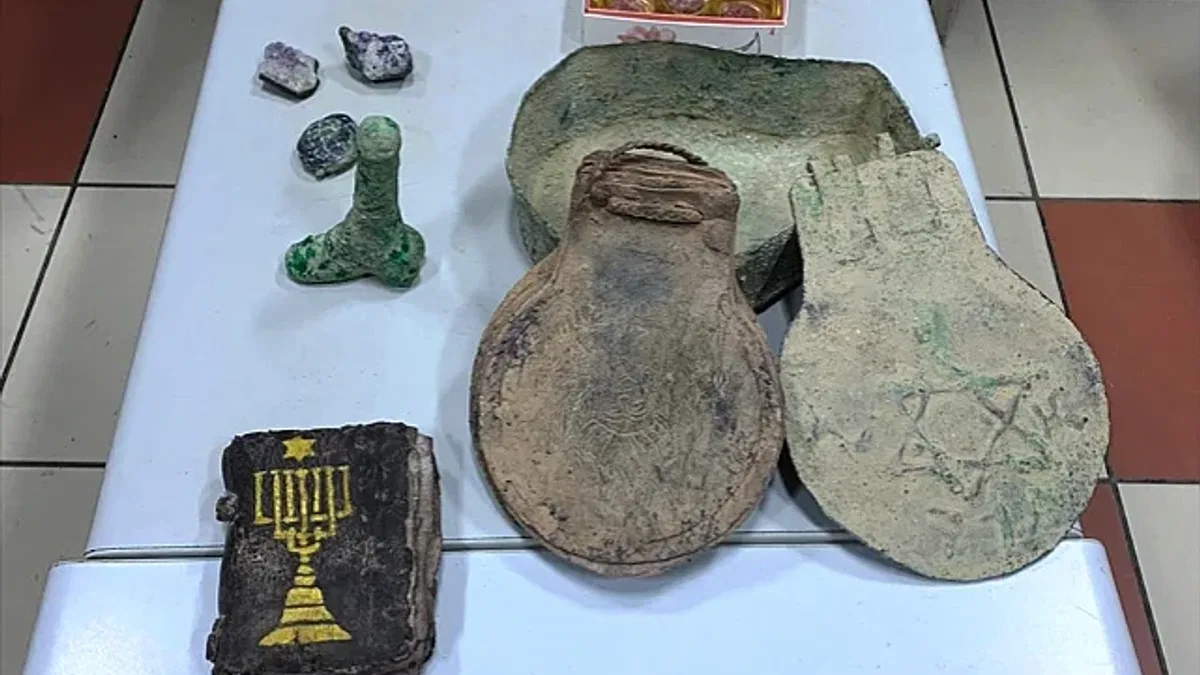 Konya'da tarihi eser operasyonunda 1 şüpheli yakalandı