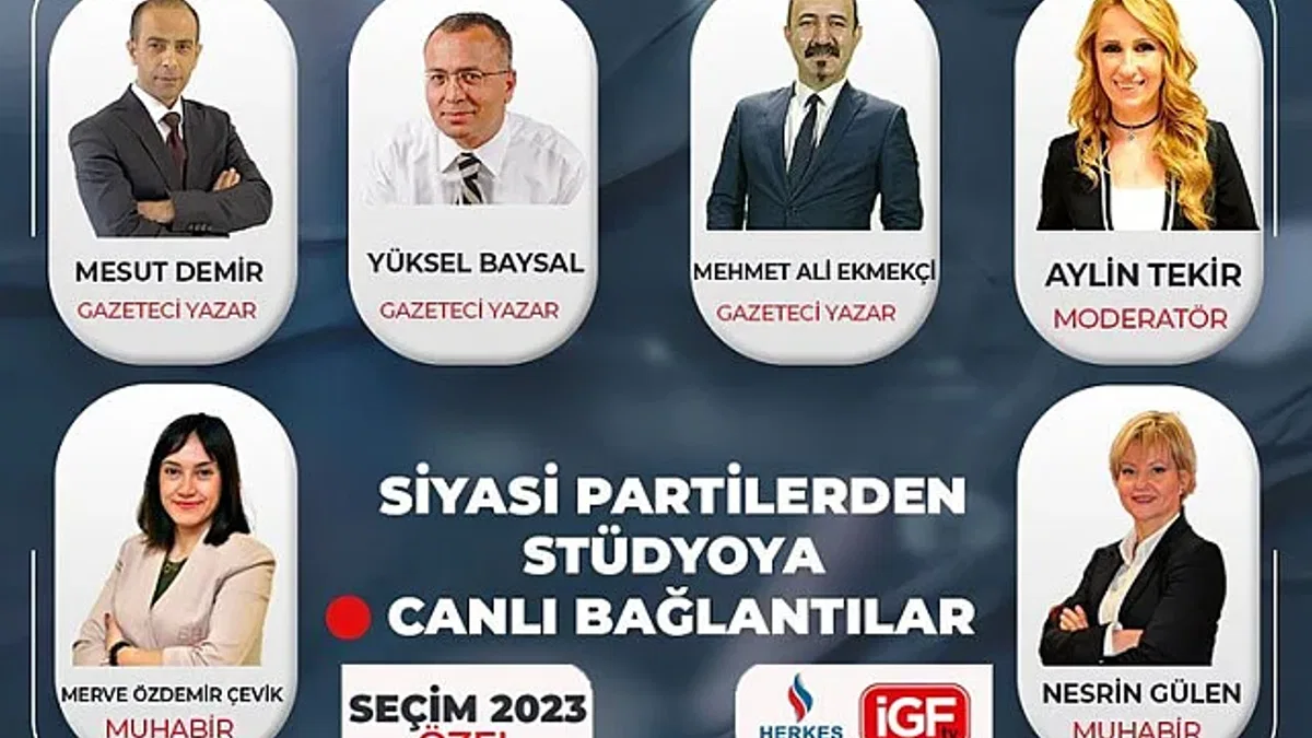 İGF üyesi medyalarda kesintisiz özel canlı yayın saat 17'de başlıyor