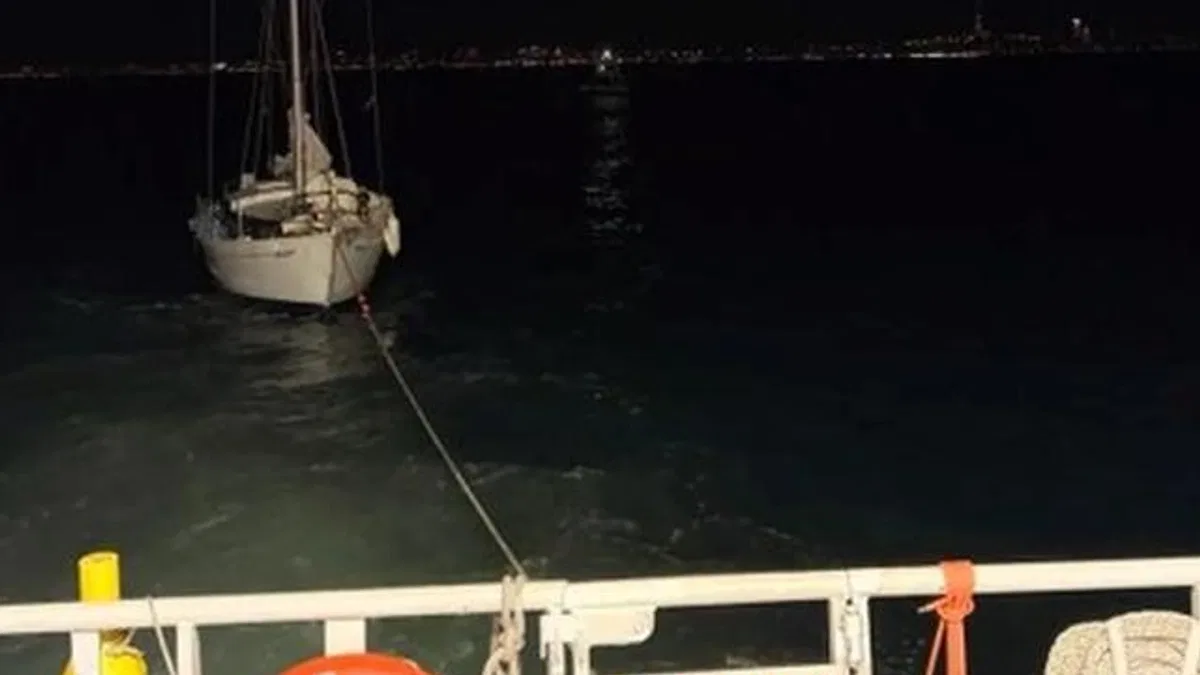 Kınalıada açıklarında korku dolu anlar