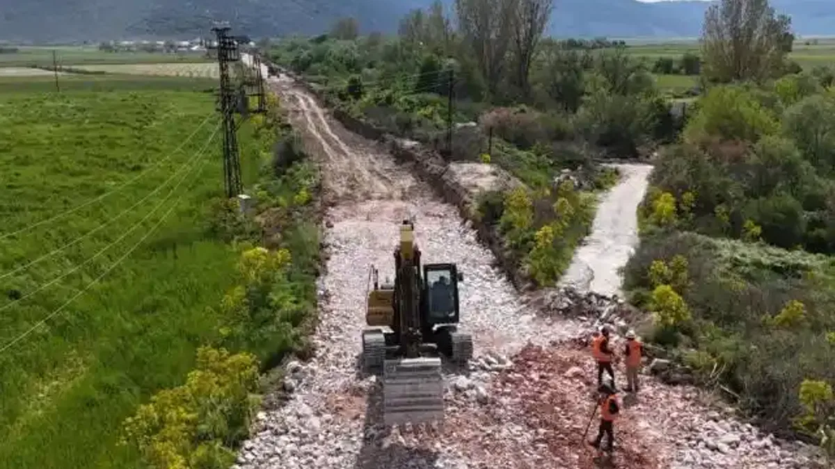 Muğla Milas kırsalında 80 milyon TL'lik yol yatırımı