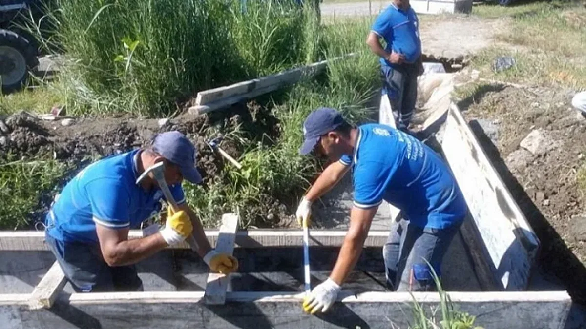 Muğla'dan üreten köylüye sulama desteği