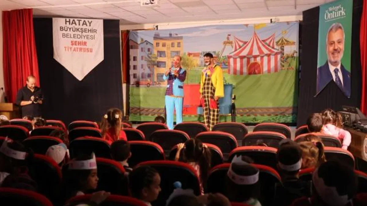 Hatay Şehir Tiyatrosu miniklere hizmet ediyor