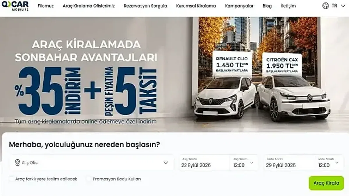 Osmaniye Araç Kiralama Hizmeti