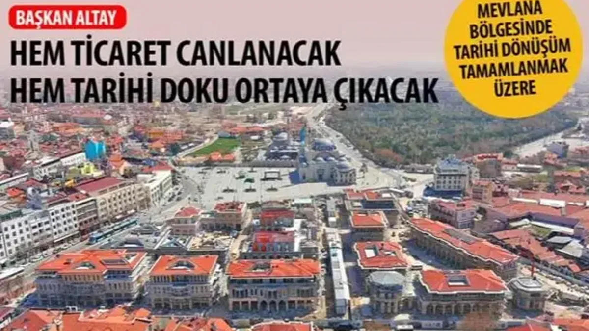 Tarihi çarşıların inşaatında sona gelindi