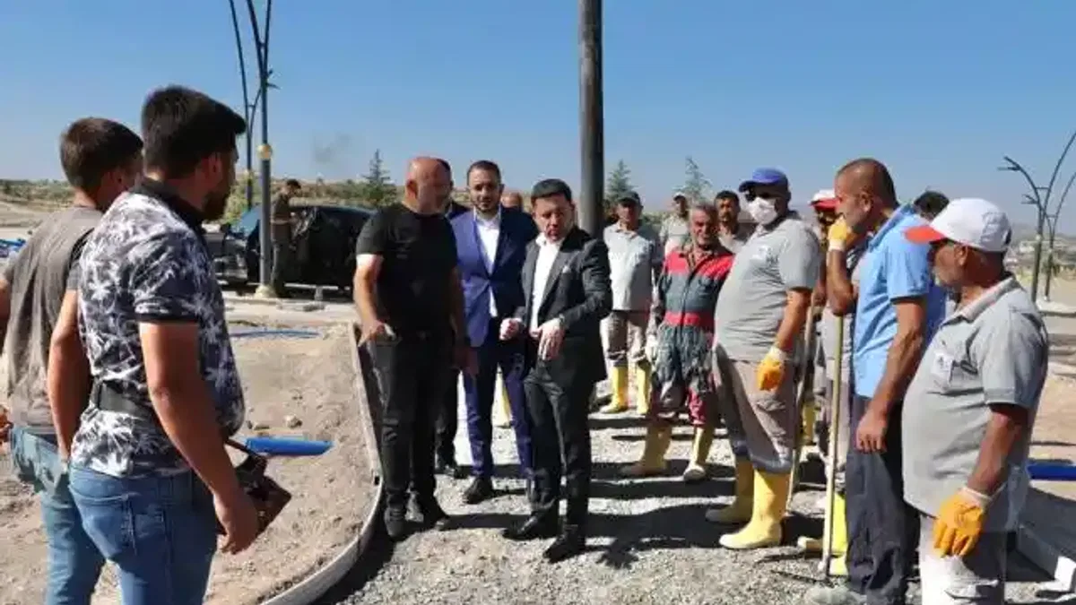 Kahveci Dağı rekreasyon alanına ilk beton atıldı