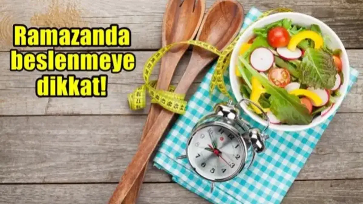 Uzmanından oruç için 5 sağlık önerisi
