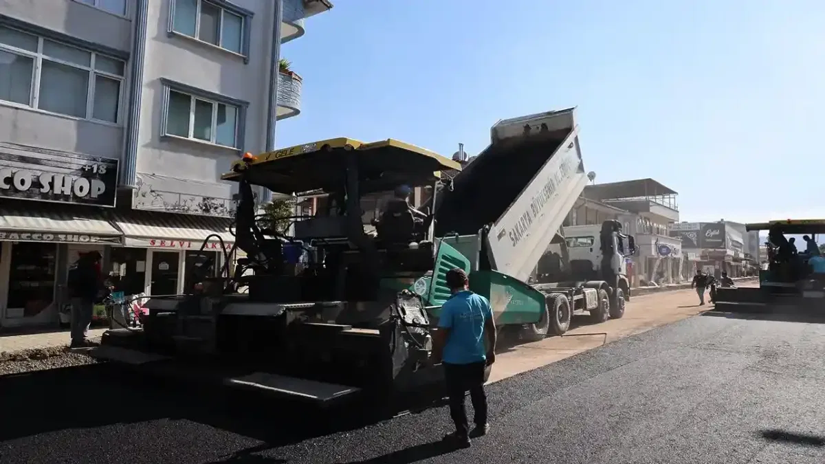 Sakarya Arifiye Atatürk Caddesi yenilemesinde sona gelindi