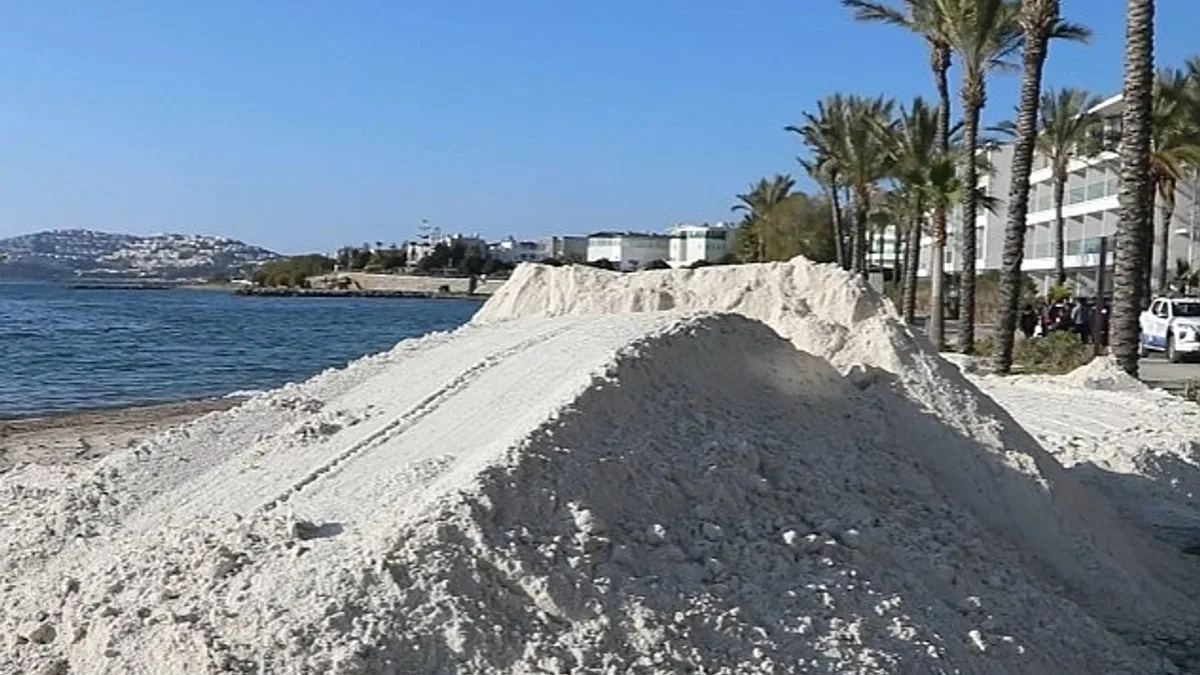 Zabıatadan Beyaz Kum Dökümüne Müdahale