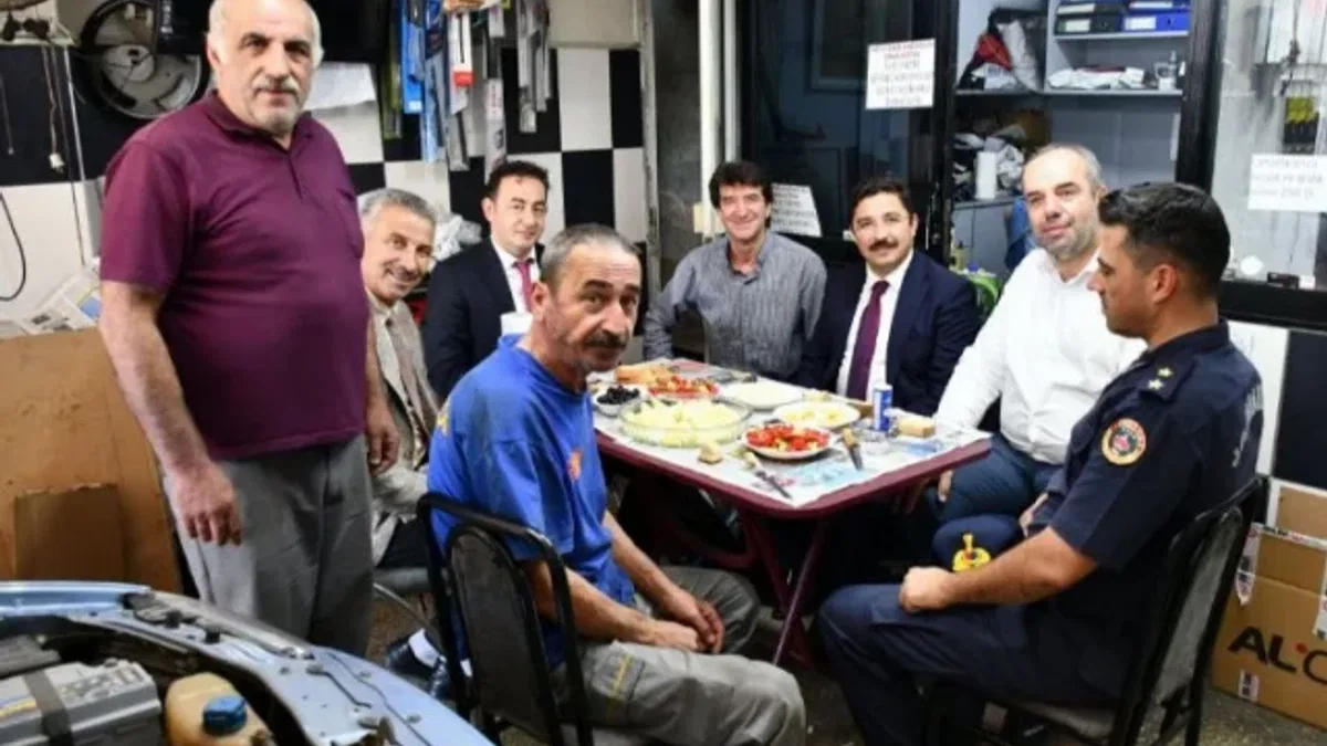 Mudanya Kaymakamı Terzi'den sanayi esnafına ahilik ziyareti