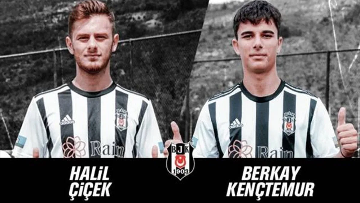 Beşiktaş iki genç futbolcuyla profesyonel sözleşme imzaladı