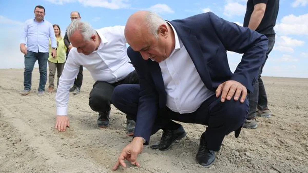 Konya'da pancar ekimine start verildi!