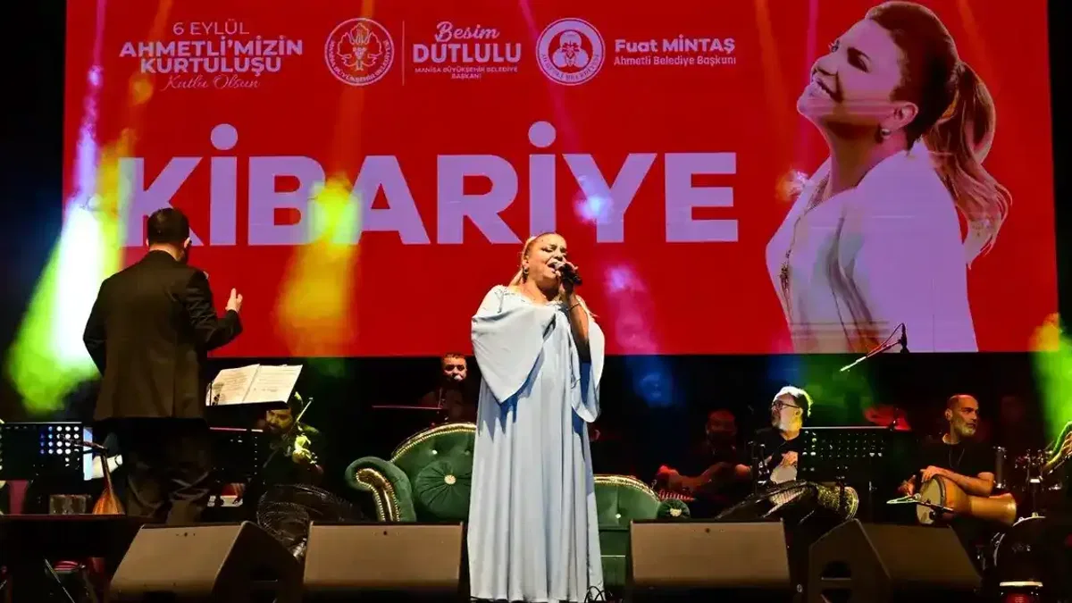 Manisa Ahmetli’de kurtuluşun 104. yılında Kibariye coşkusu