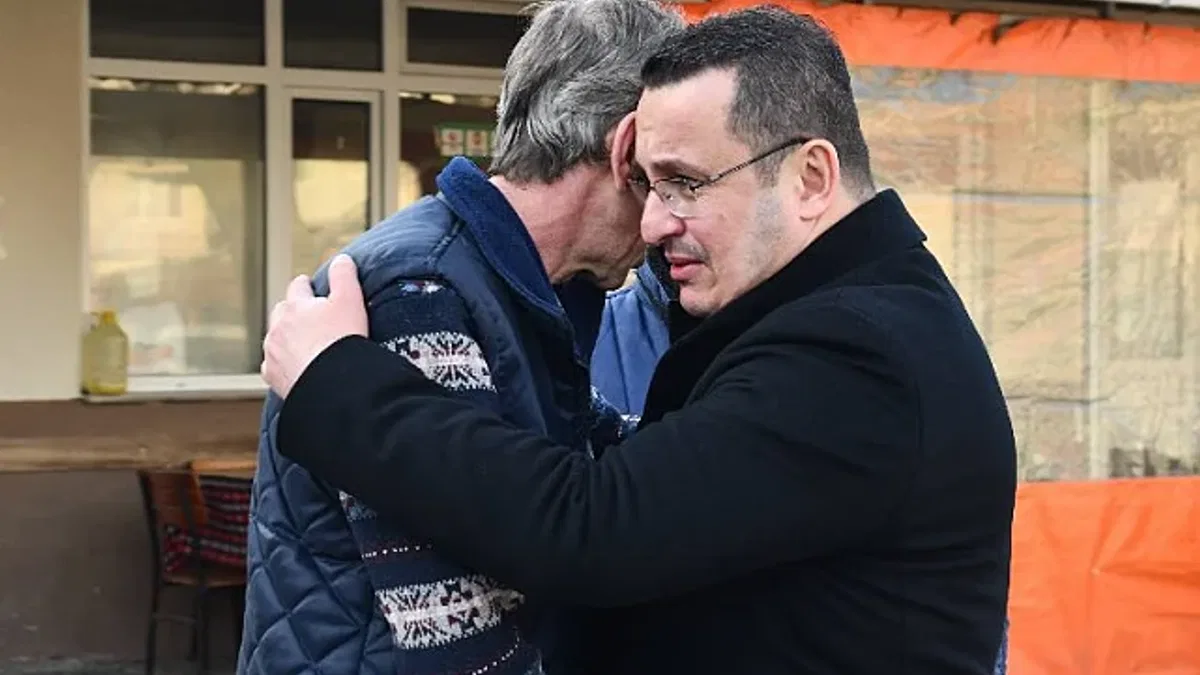 Başkan Kanar'dan Kara ailesine taziye ziyareti