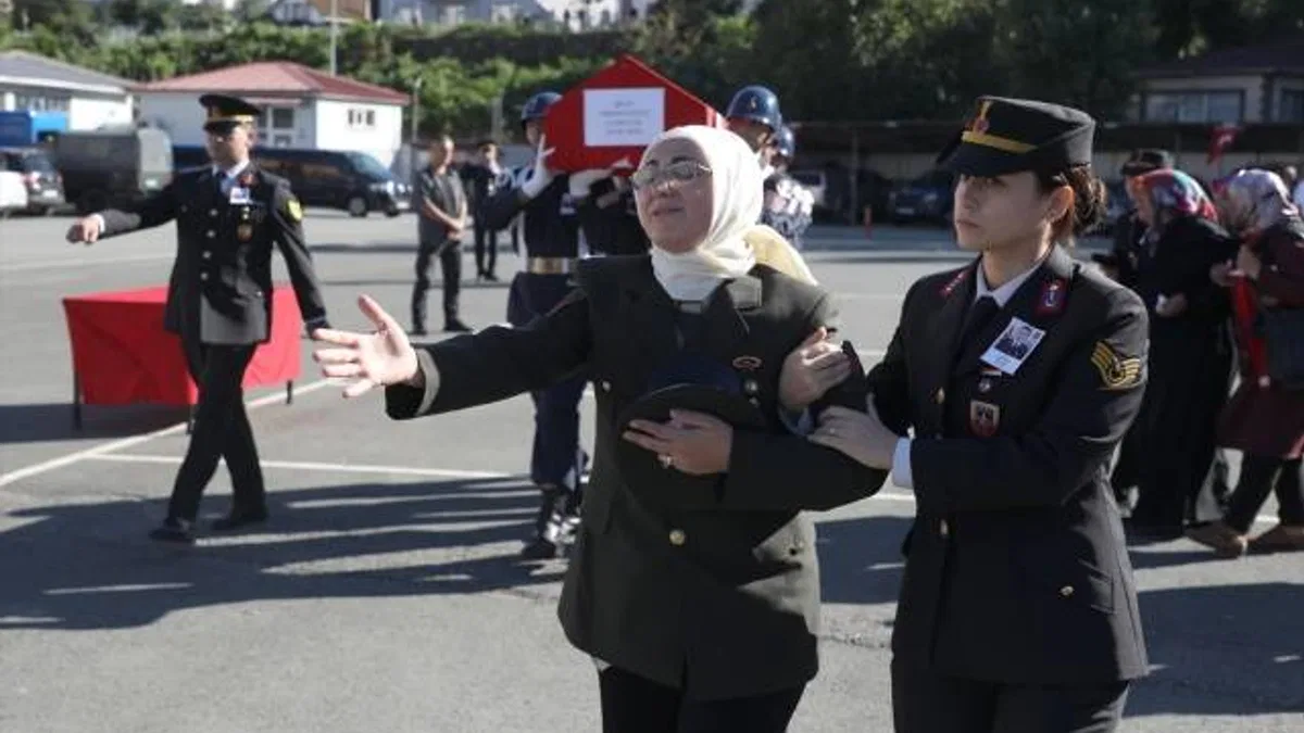 Rize'de uzman çavuş trafik kazasında şehit oldu