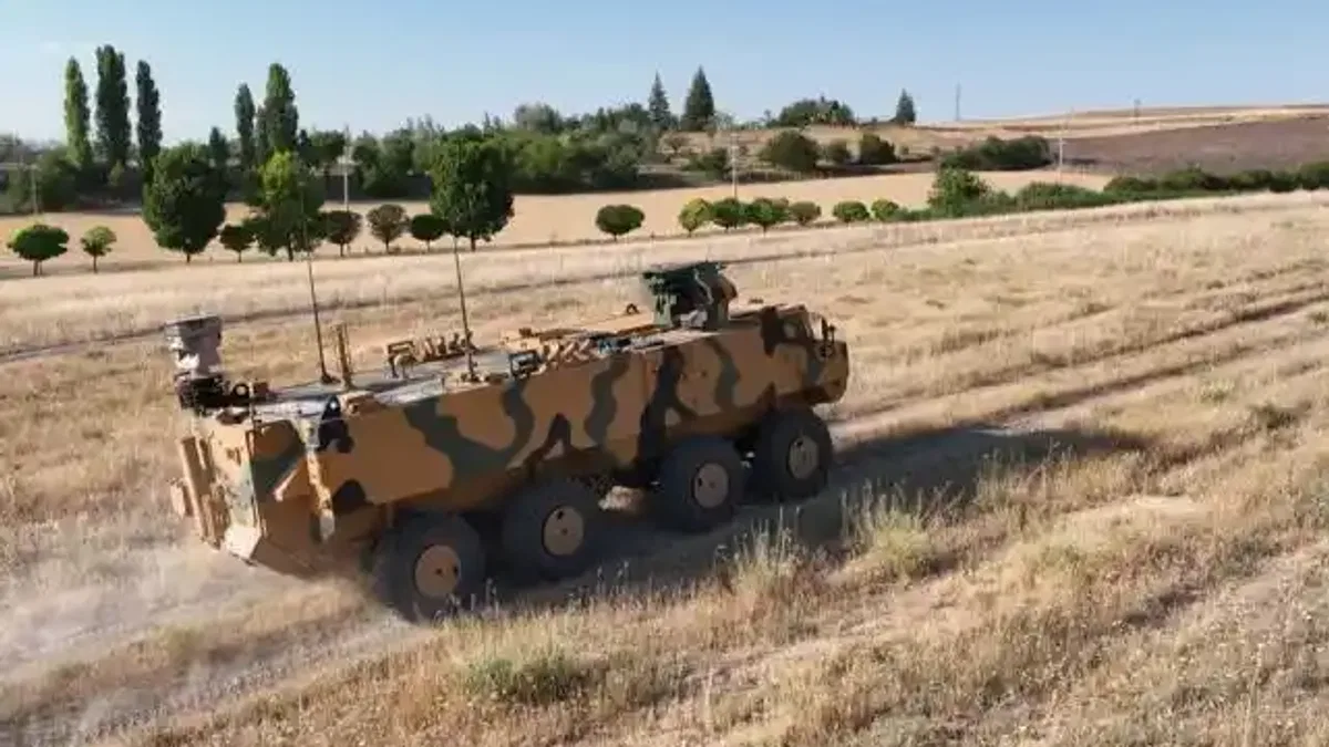 PARS İZCİ 8×8 KBRN Keşif Araçları İlk Defa Kara Kuvvetleri Komutanlığı Envanterine Girdi