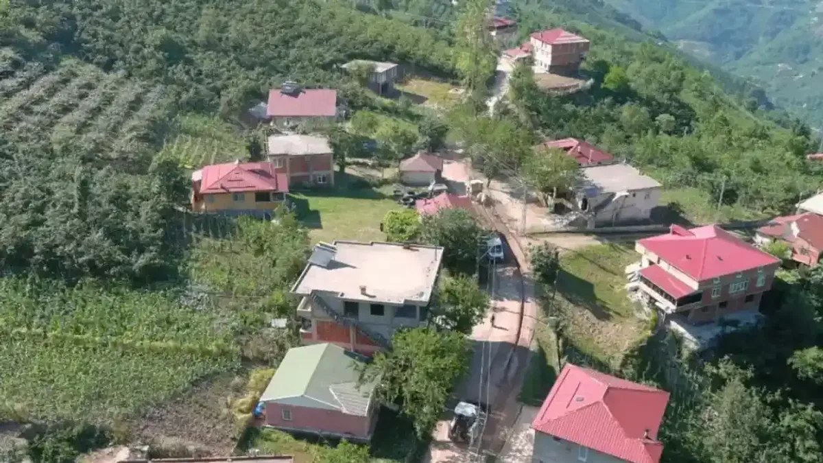 Ordu’da Belenyurt’a içme suyu hattı