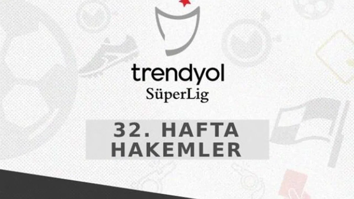 Trendyol Süper Lig'de haftanın hakemleri belli oldu
